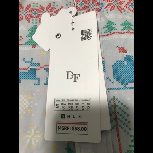 NWT Denim & Flower Mens Christmas Shirt S - Picture 14 of 15